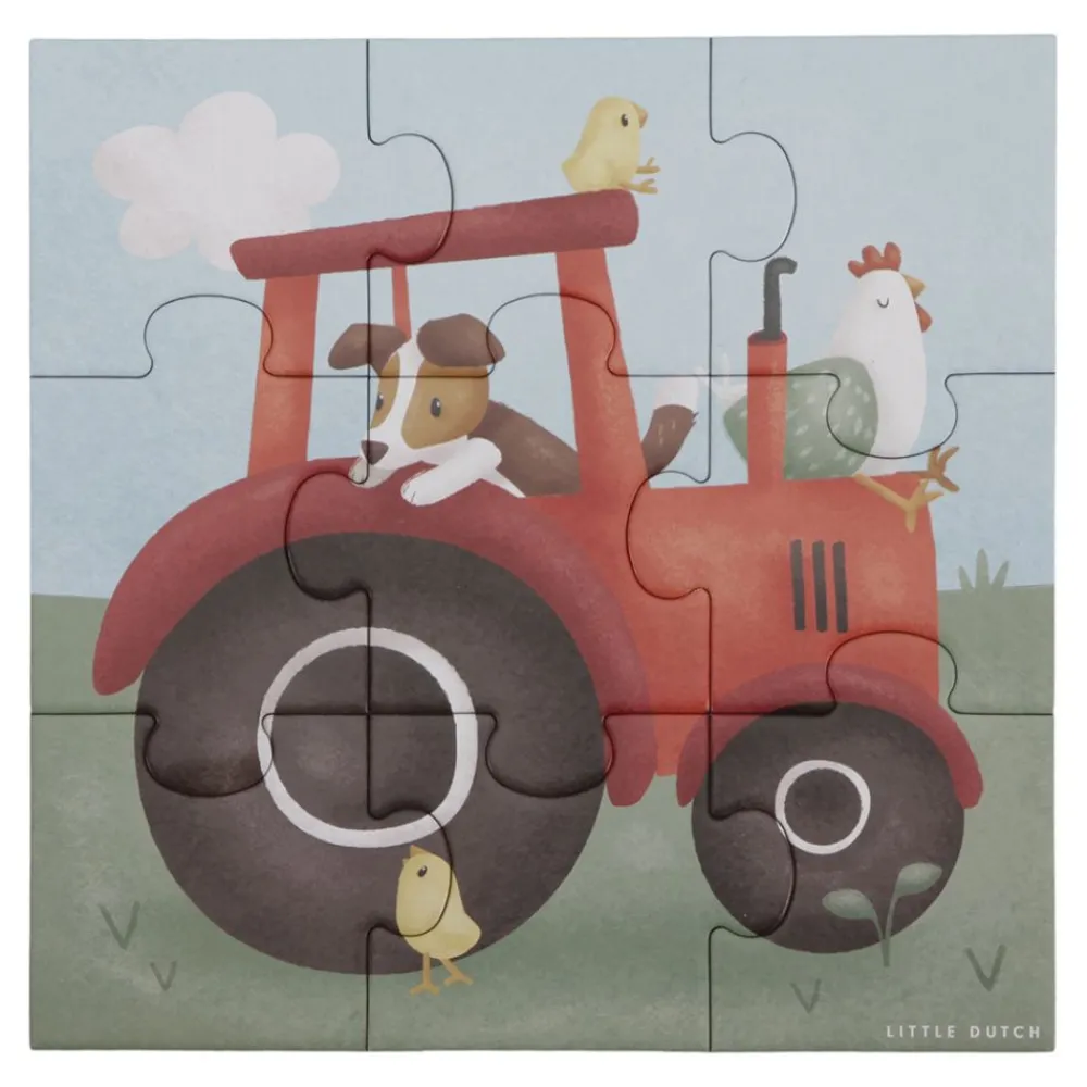 Little Dutch Puslespill 4-i-1, , Little Farm