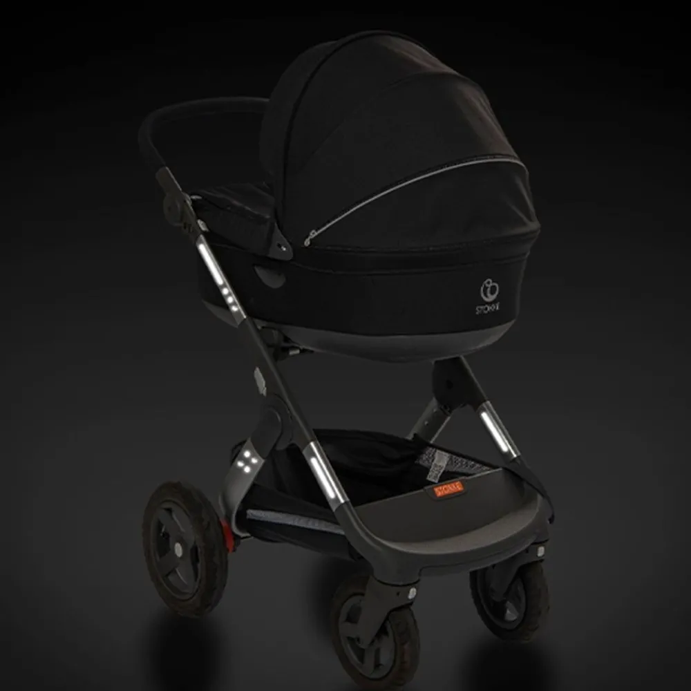 Tinkafu Refleks Klistremerkerark Til Barnevogn, , Grå Outlet