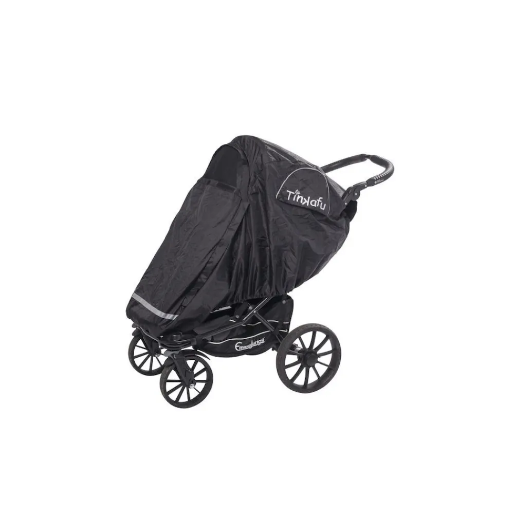 Tinkafu Regntrekk Med Myggnett, , Svart Hot