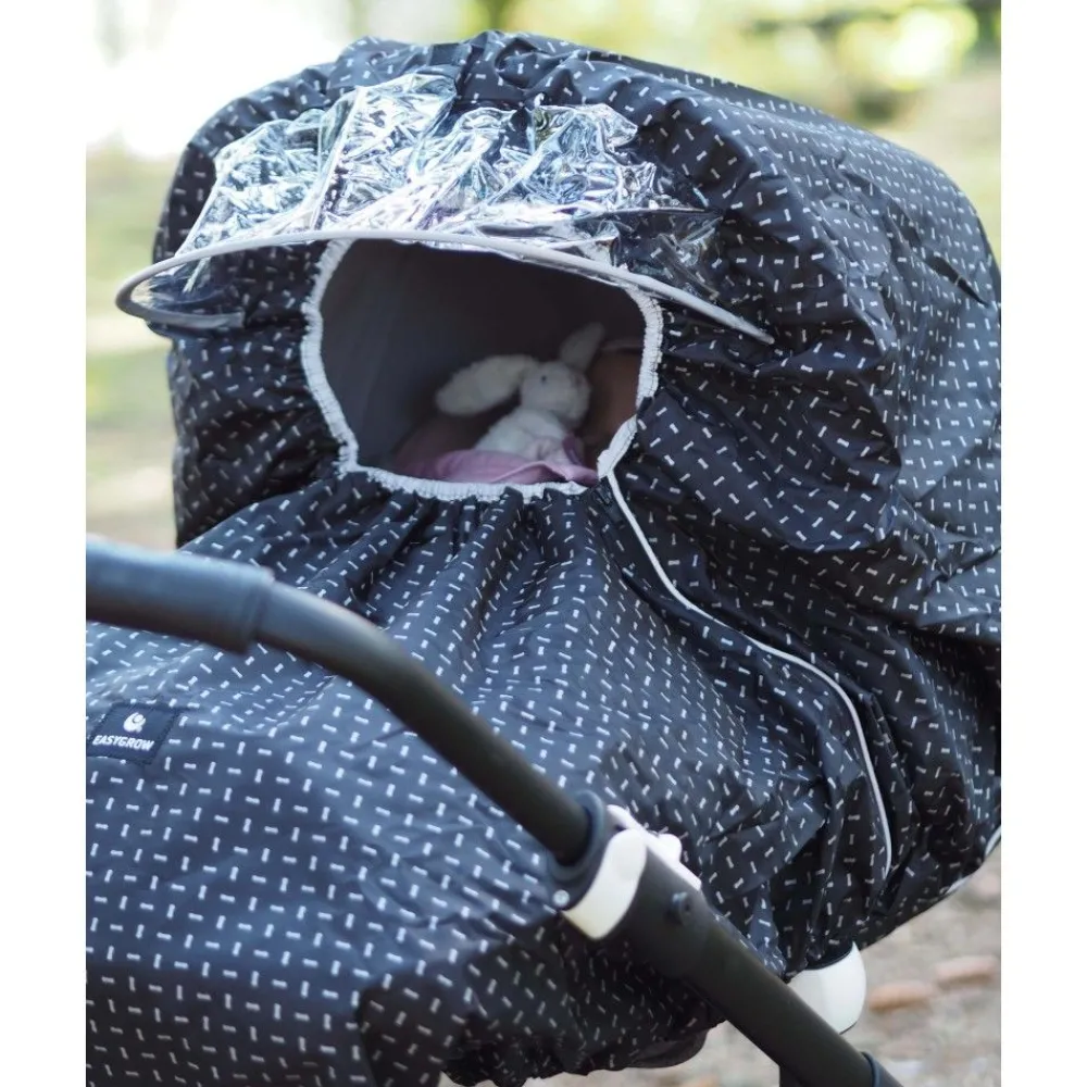 Easygrow Regntrekk m/skjerm, , Refleks Stroke New