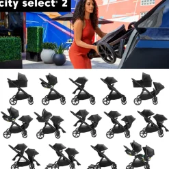 BabyJogger Second Seat, Baby Jogger, City Select 2, Harbor Grey Outlet