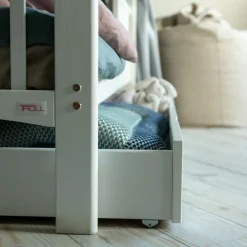 Sengeboks, Troll, 70x140 cm, Hvit Hot