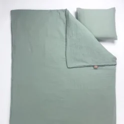 Sengesett, NG Baby, Muslin, Frosty Green, 80x100/35x40 Sale