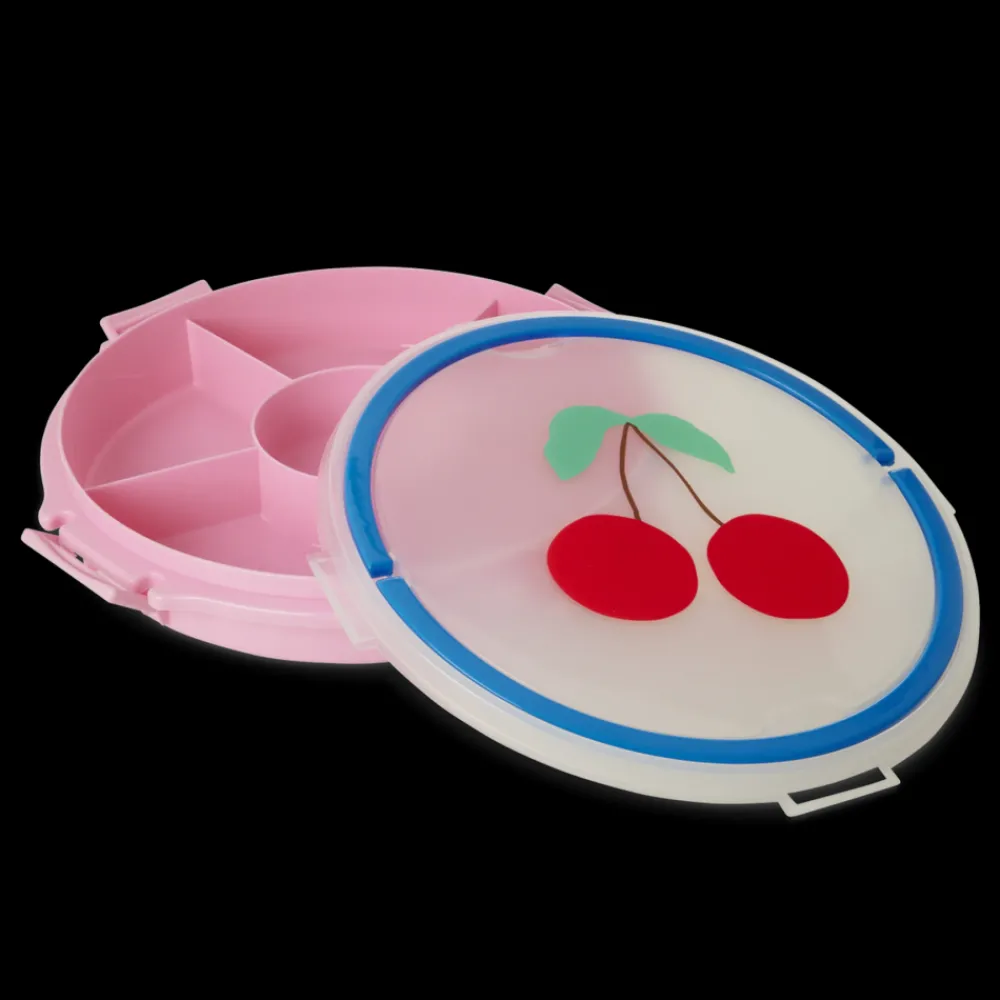 Rice Serveringsbrett med håndtak, Rosa med kirsebærmotiv, Online