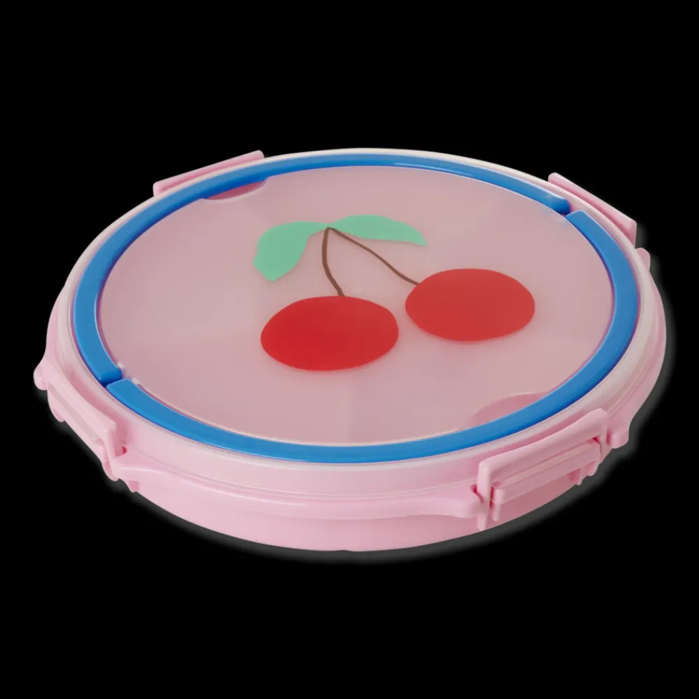 Rice Serveringsbrett med håndtak, Rosa med kirsebærmotiv, Online