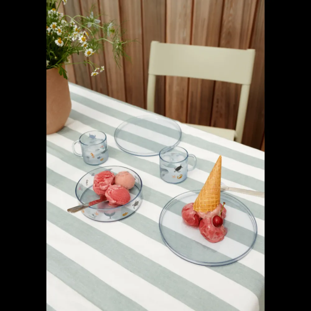 Liewood Servicesett, , Siva, Sea Creature / Sandy Discount