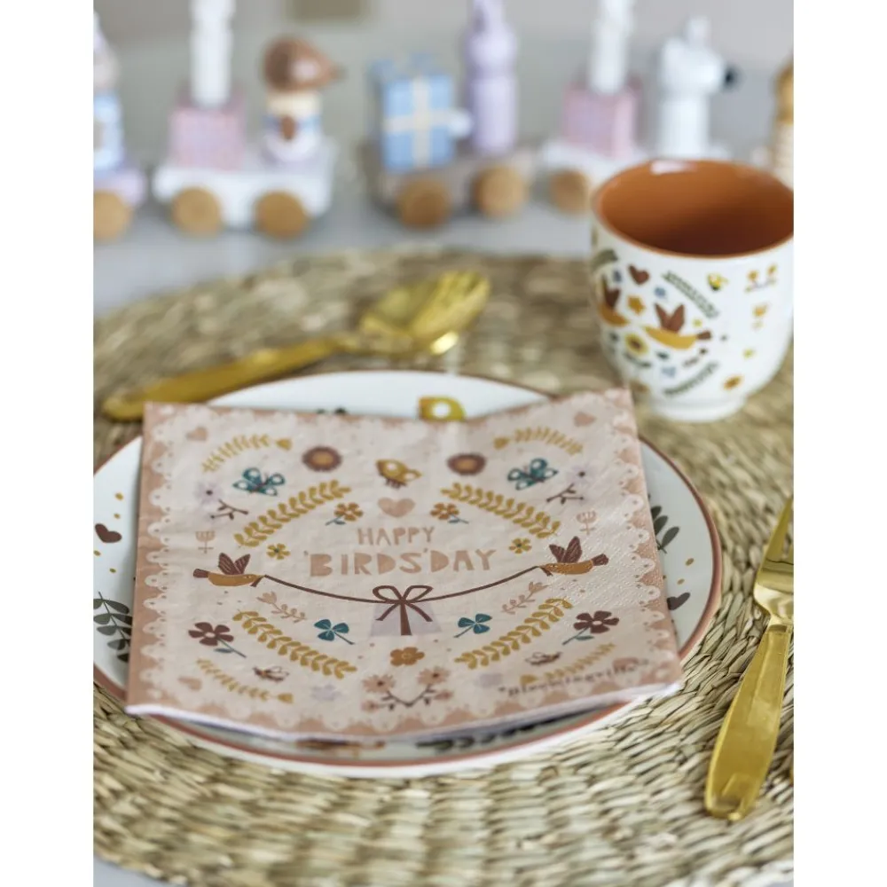 Bloomingville Servietter, , Bursdag, Bryn