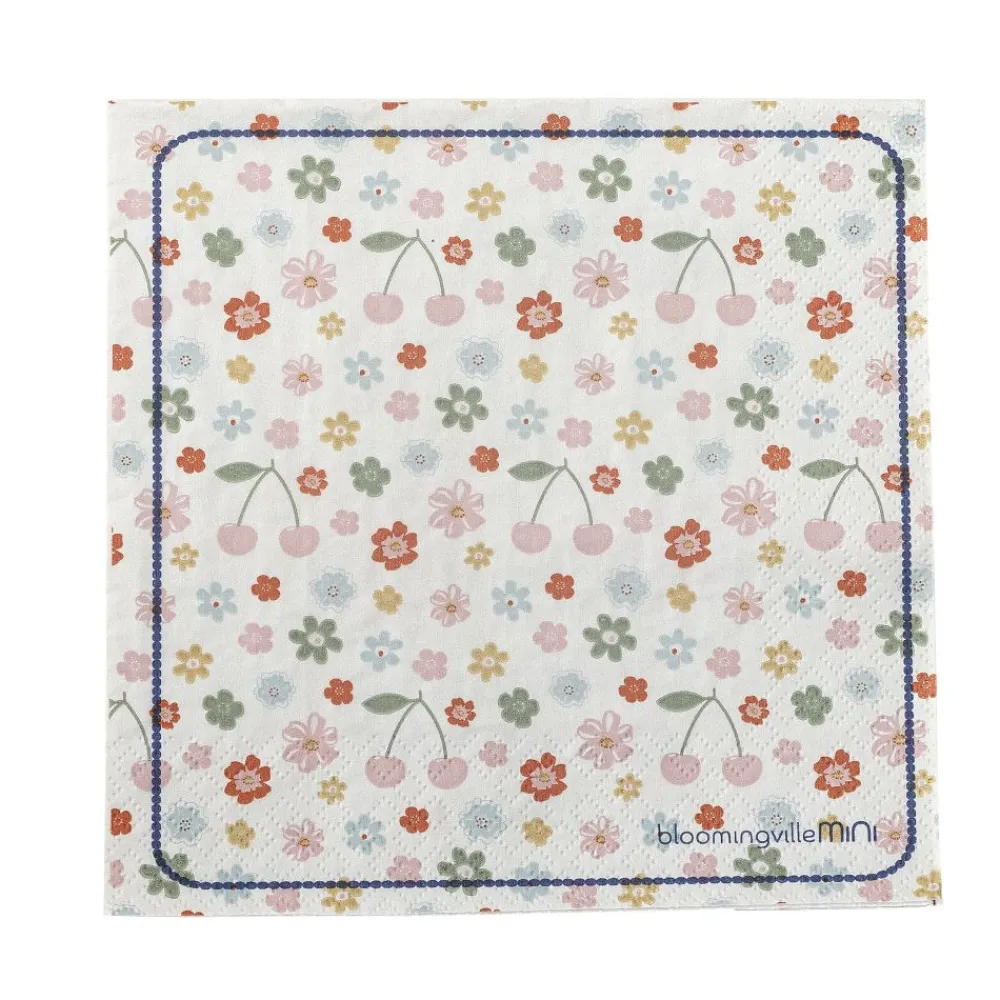 Bloomingville Servietter, MINI, Cherry, Rosa Sale