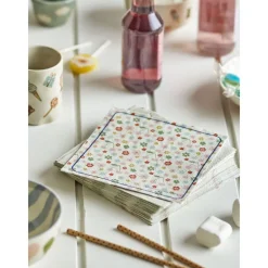 Bloomingville Servietter, MINI, Cherry, Rosa Sale