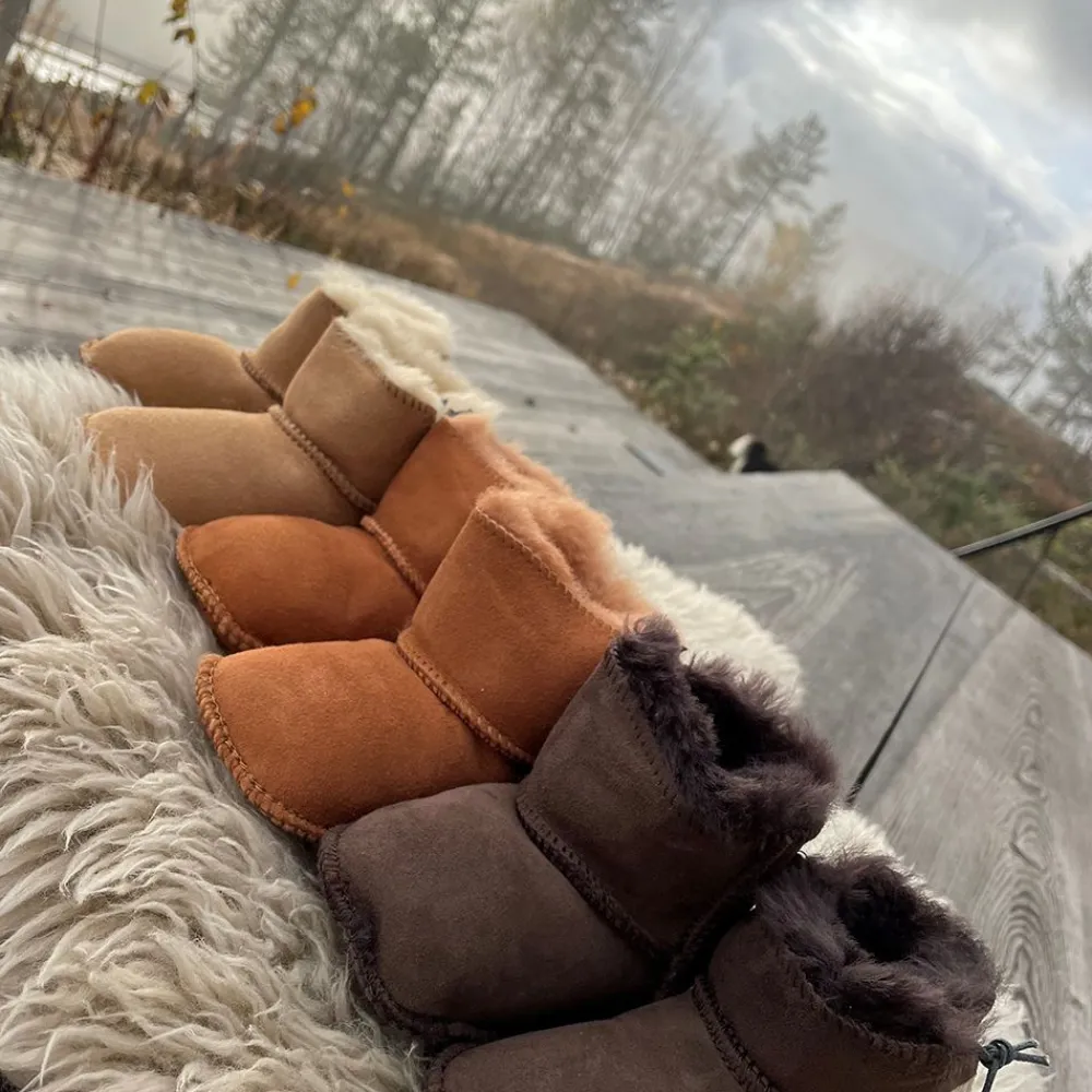 Sheepskin Bootee, En Fant, Brown Best