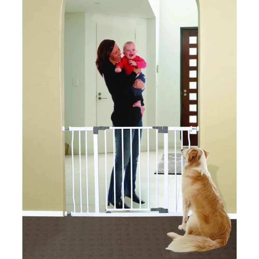 Dreambaby Sikkerhetsgrind, , Liberty, Pressmontert Ekstra Bred Hot
