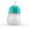 Silikontåteflaske (myk), Nanobébé, Flexy, Turkis, 270 ml, 1pk Sale