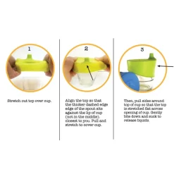 Siliskin universallokk tutekopp, 2 pk Online