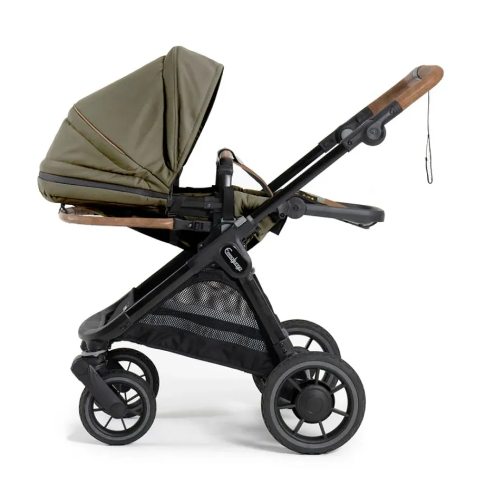 Emmaljunga Sittedel ERGO+, , Outdoor Olive (Black Frame) Clearance