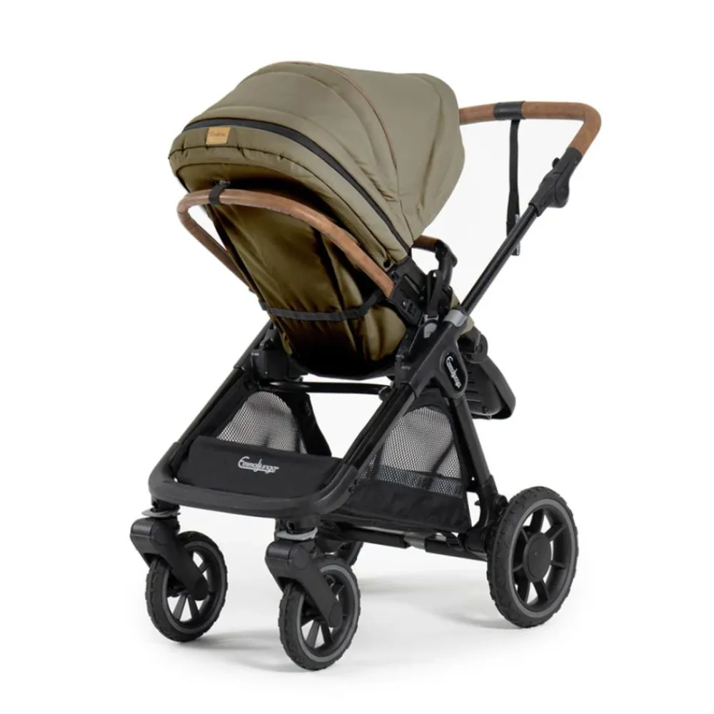 Emmaljunga Sittedel ERGO+, , Outdoor Olive (Black Frame) Clearance