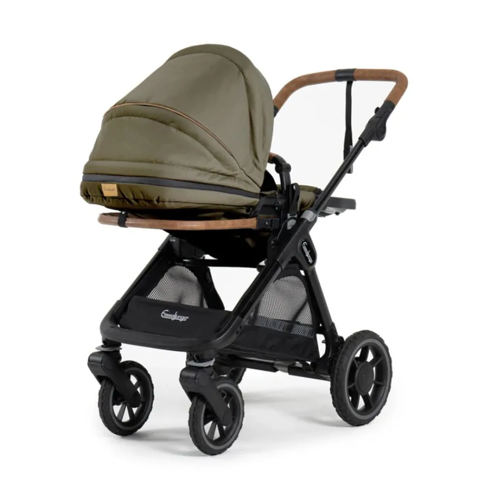 Emmaljunga Sittedel ERGO+, , Outdoor Olive (Black Frame) Clearance