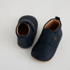 Bisgaard Skinntøfler, , Navy Best