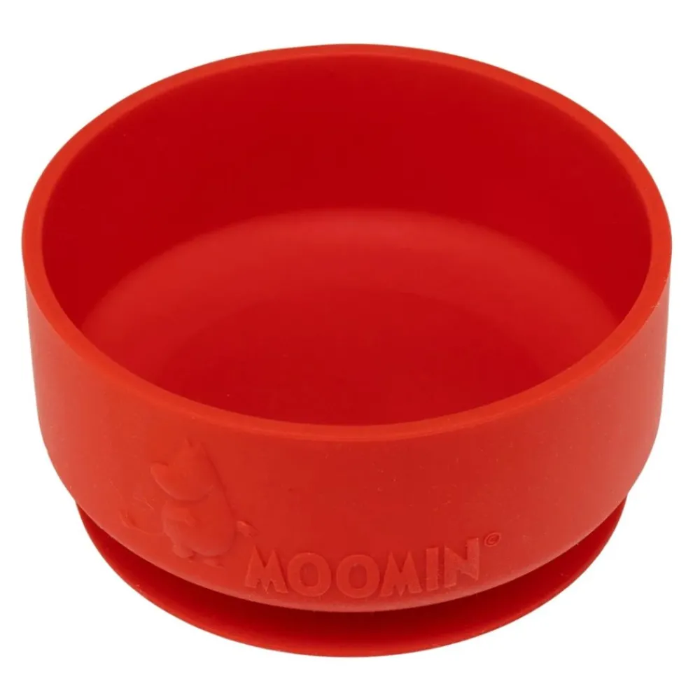 Rätt Start Skål m/antiskli, , Mummi, Lingonberry Red Sale