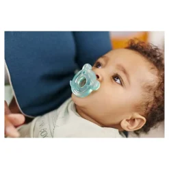 Avent Smokk, , Soothie, 3mnd+, 2pk, Grønn/Blå Hot