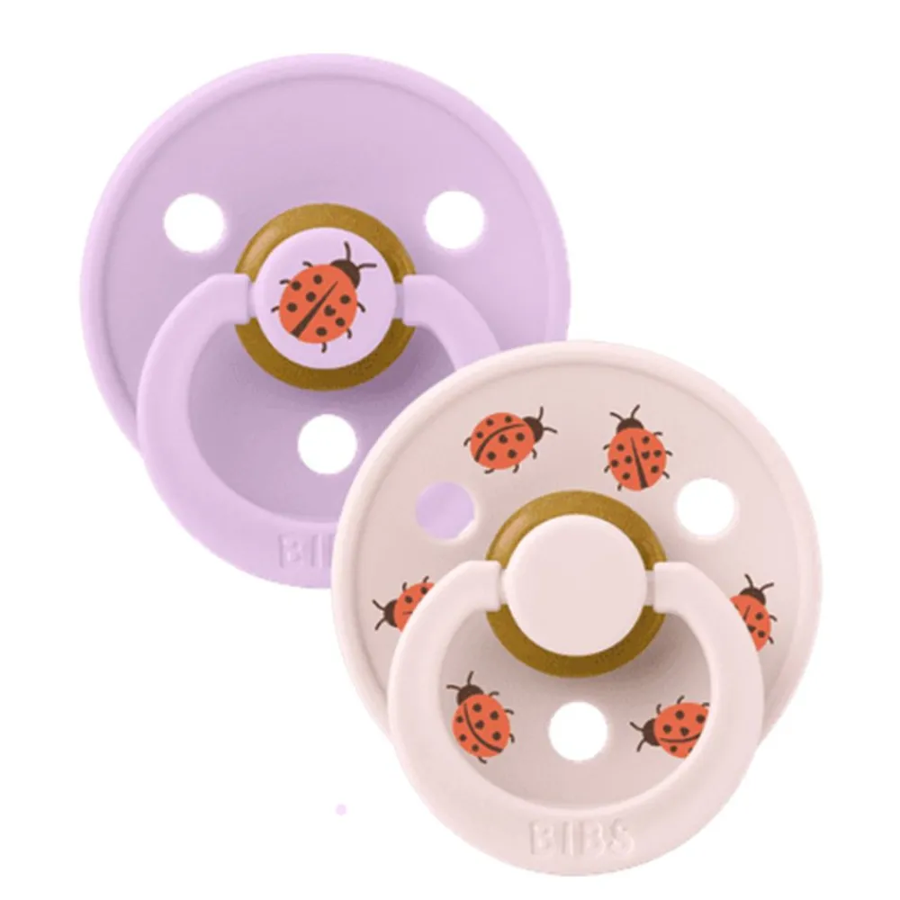 Bibs Smokk, , 2 Pk, Ladybug Latex Size 1, Violet Sky Mix Online
