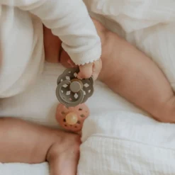 Bibs Smokk, , Boheme, Latex, Size 2, Fossil Grey/Mauve, 2pk Online