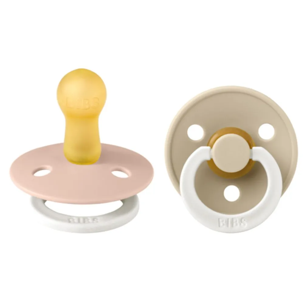 Bibs Smokk, , Latex, Size 2, Blush Glow/Vanilla Glow, 2pk Clearance