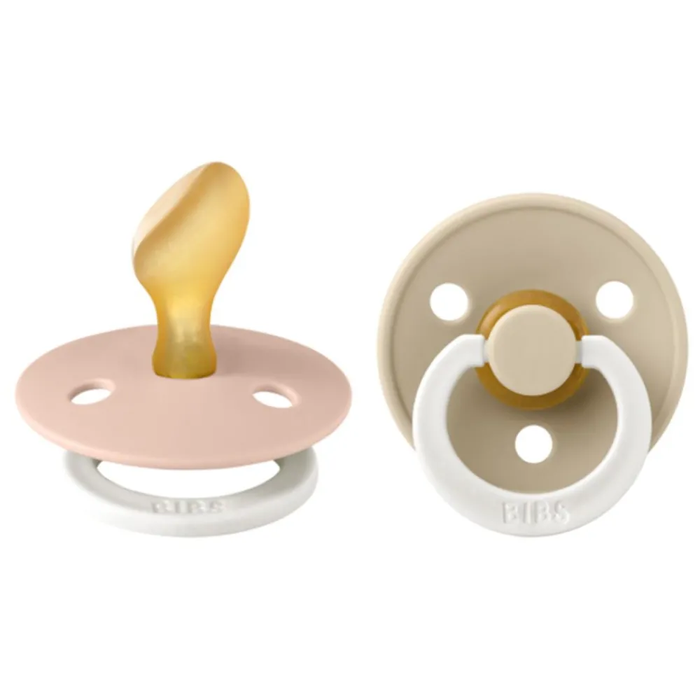 Bibs Smokk, , Latex, Size 2, Blush Glow/Vanilla Glow, 2pk, Anatomical Clearance