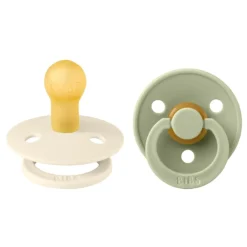 Bibs Smokk, , Latex, Size 2, Ivory/Sage, 2pk New