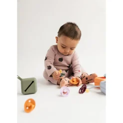 Bibs Smokk, , Latex, Size 2, Symmetrical, Ivory/Sage, 2pk Outlet