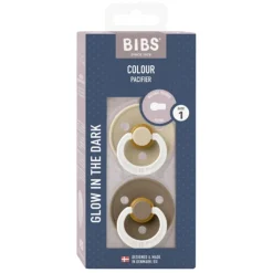 Bibs Smokk, , Latex, Size 1, Vanilla Glow/Dark Oak Glow, 2pk Sale