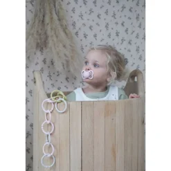 Bibs Smokk, , Supreme, Silicone, Size 2, Vanilla/Dark Oak, 2pk Online