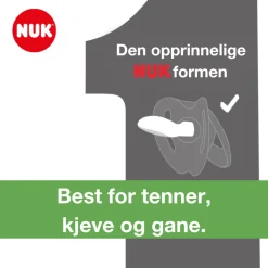 NUK Smokk, , Nature, Latex, Creme, 6-18 mnd Clearance