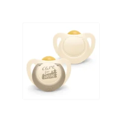 NUK Smokk, , Nature, Latex, Creme, 18-36 mnd Hot