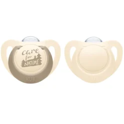 NUK Smokk, , Nature, Silikon Creme 0-6 mnd New