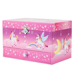 Magni Smykkeskrin Stor, , Enhjørning m/musikk Online