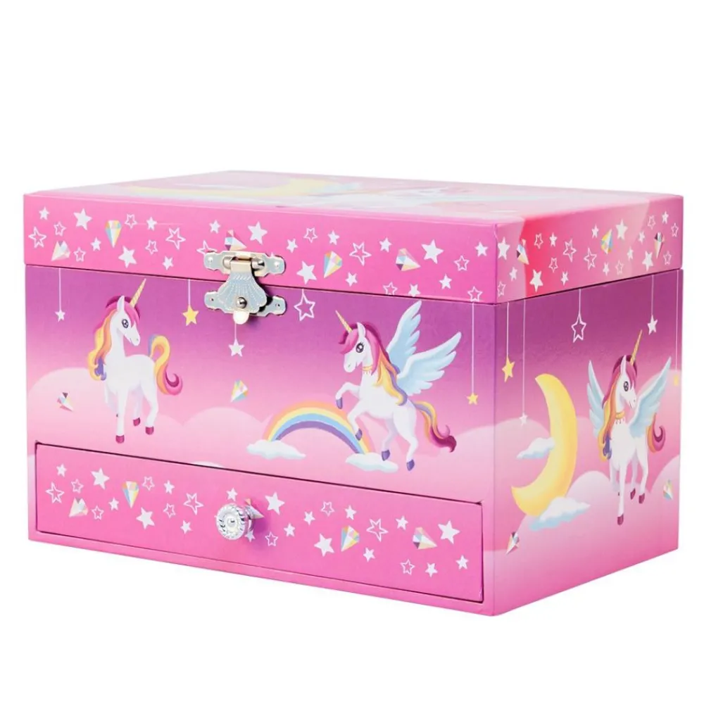 Magni Smykkeskrin Stor, , Enhjørning m/musikk Online