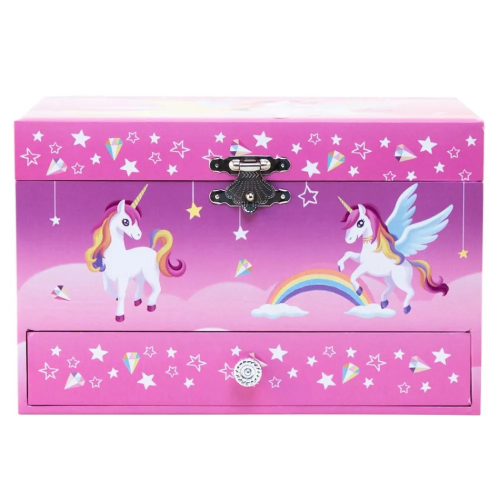 Magni Smykkeskrin Stor, , Enhjørning m/musikk Online