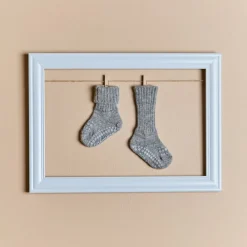 Gobabygo Sokker, , Antiskli, Alpaca, Grey Melange