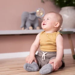 Gobabygo Sokker, , Antiskli, Alpaca, Grey Melange