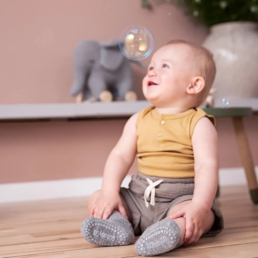 Gobabygo Sokker, , Antiskli, Alpaca, Grey Melange