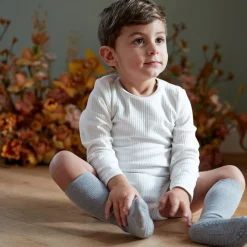 Gobabygo Sokker, , Bambus, Grey Melange Hot