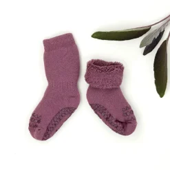 Gobabygo Sokker, , Bomull, Misty Plum Discount