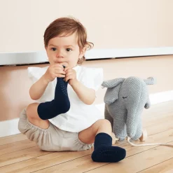 Gobabygo Sokker, , Bomull, Navy Sale