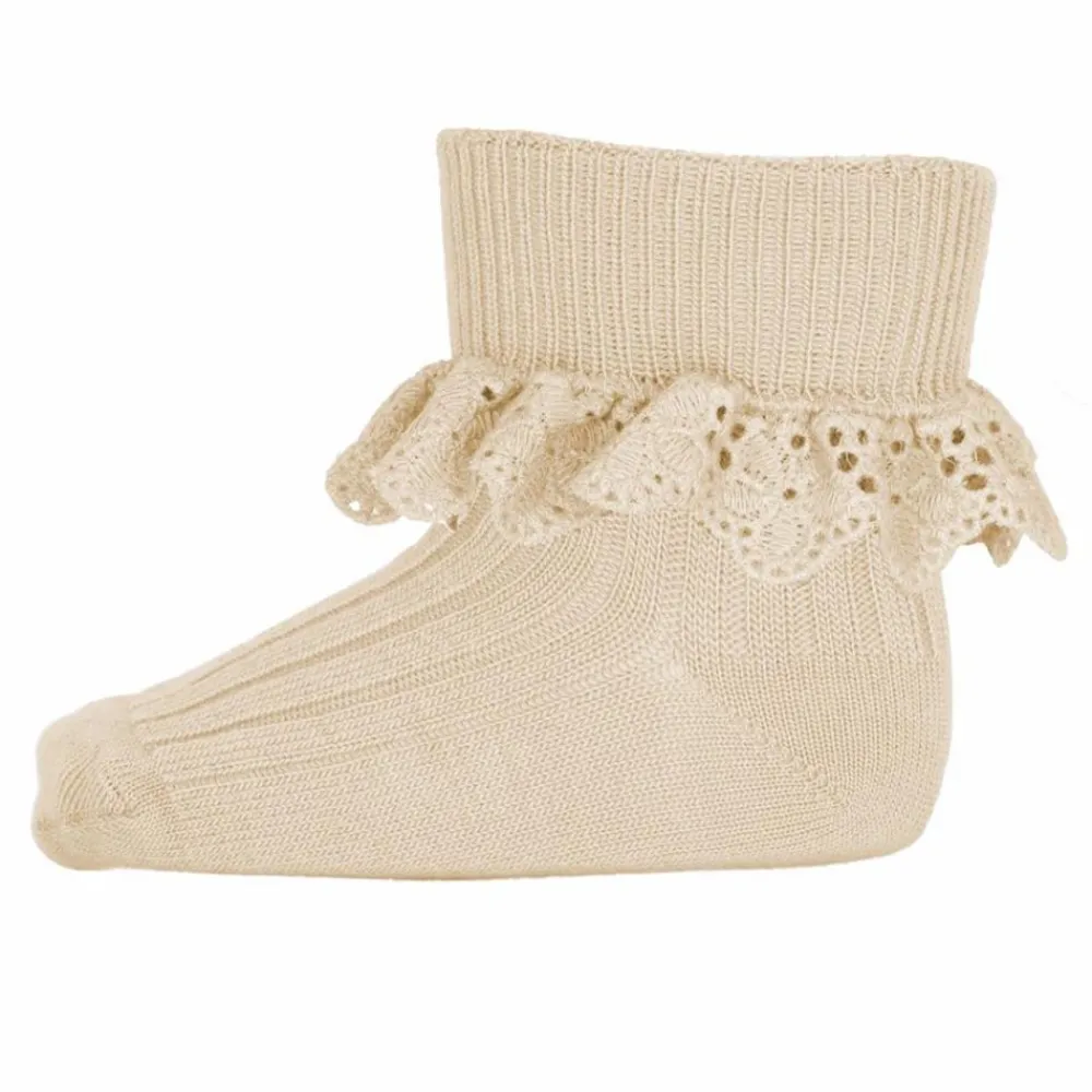 Mp Sokker, , Lea, Ecru, Lace Online