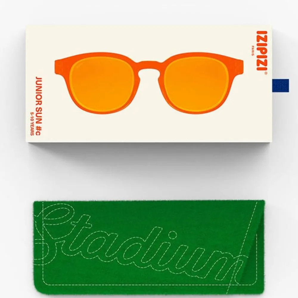 Izipizi Solbriller, ®, SUN C, Junior 5-10 år, Active Yellow New