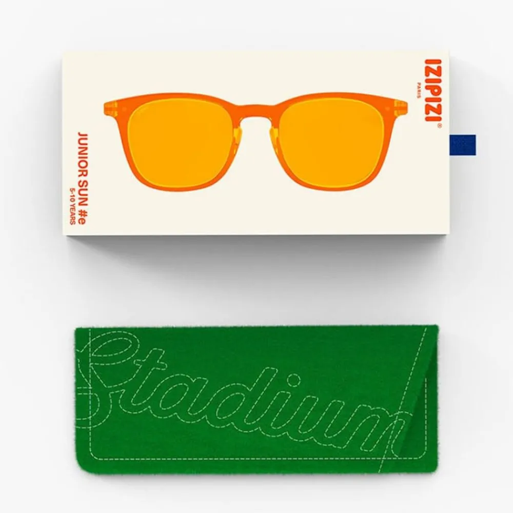 Izipizi Solbriller, ®, SUN E, Junior 5-10 år, Active Yellow Best