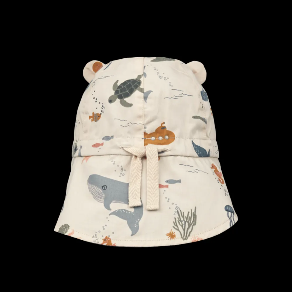 Liewood Solhatt, , Gorm, Sea Creature / Sandy