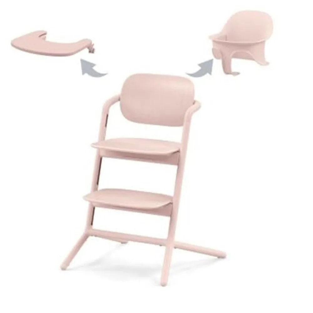 Cybex Spisestol, , Lemo 3-in-1, Pearl Pink