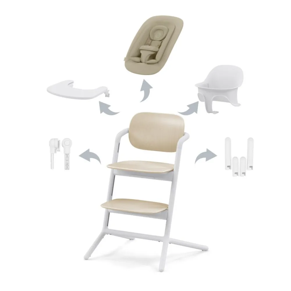 Cybex Spisestol, , Lemo 4-in-1, Sand White Outlet