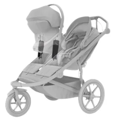 Thule Søskenvogn, , Urban Glide 3 Double, Sort Hot